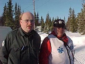 (f. v) Bj�rn Sveen og Sverre Wilhelnfson