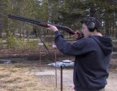 Rune p� skytebanen!