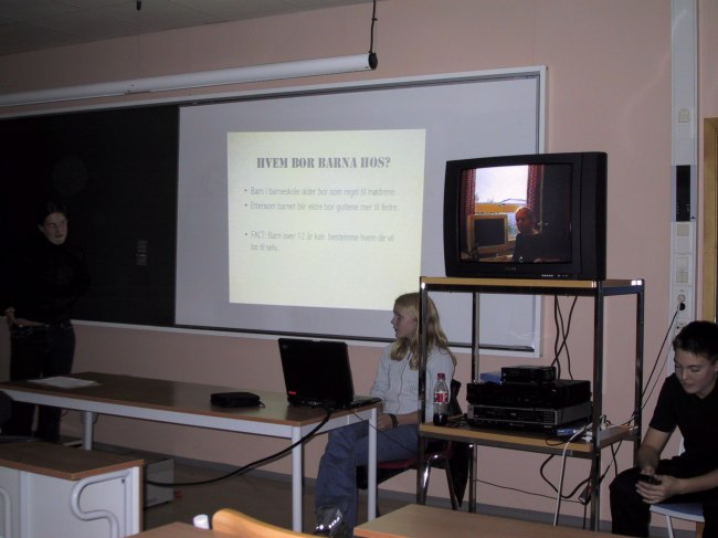 I auditoriet kunne man h�re mer om barns reaksjoner p� skillsmisse!